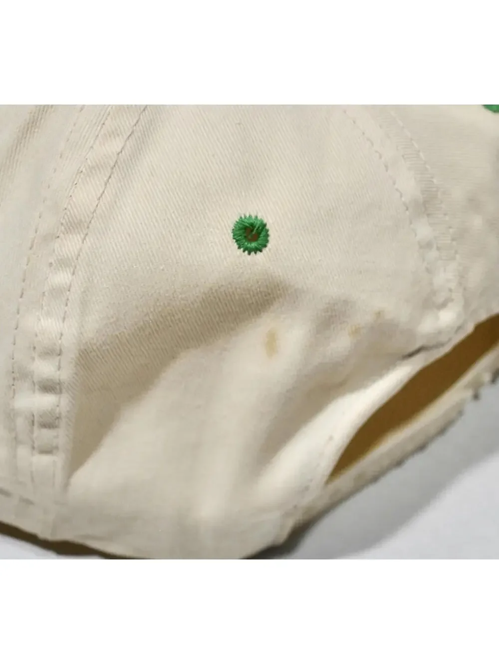 Vintage Ches's Texas 90s Green Tan Cap Hat Snapback